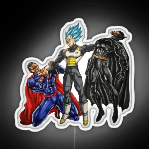 Vegeta Super Saiyan Blue Beats Super Heroes Classic RGB Neon Sign