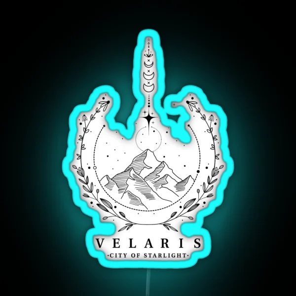 Velaris City Of Starlight RGB Neon Sign