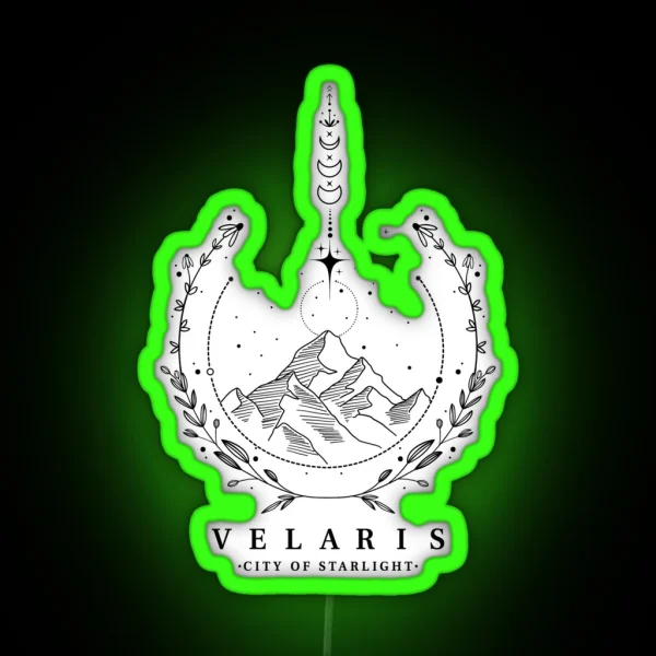 Velaris City Of Starlight RGB Neon Sign