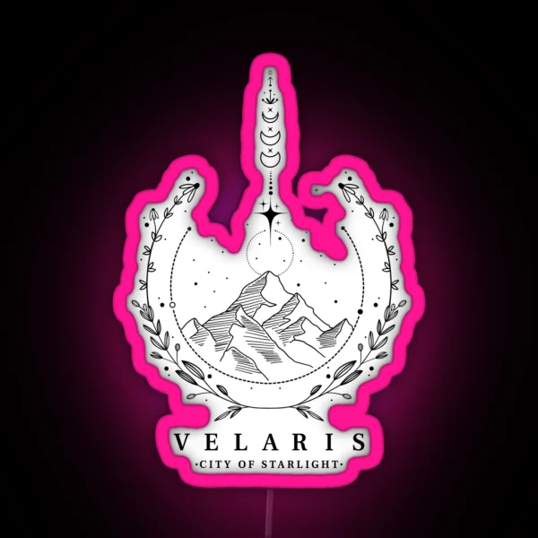 Velaris City Of Starlight RGB Neon Sign