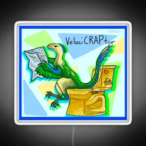 Velocicraptor RGB Neon Sign