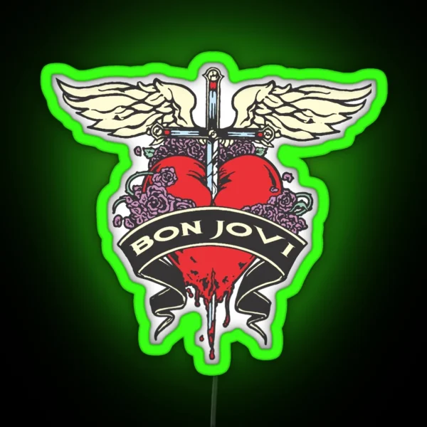 Vengeance Jovi Bon Jovi Bon Jovi Bon Jovi Bon Jovi Bon Jovi Bon Jovi Bon Jovi Bon Jovi Bon J RGB Neon Sign