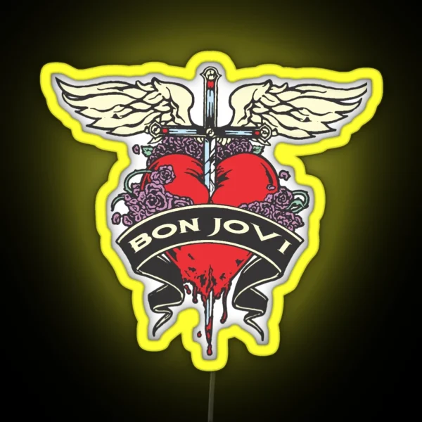 Vengeance Jovi Bon Jovi Bon Jovi Bon Jovi Bon Jovi Bon Jovi Bon Jovi Bon Jovi Bon Jovi Bon J RGB Neon Sign