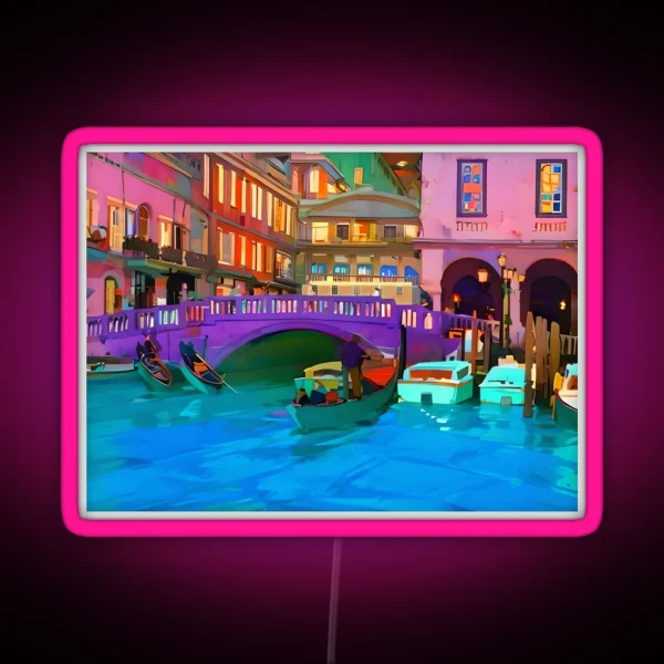 Venice At Dusk RGB Neon Sign