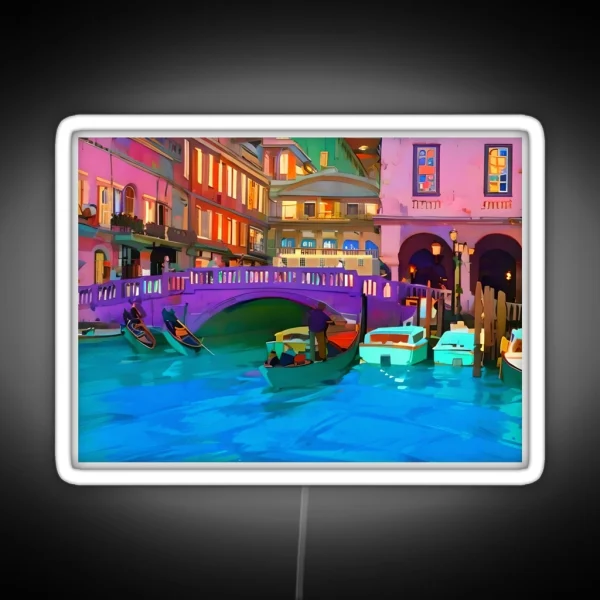 Venice At Dusk RGB Neon Sign