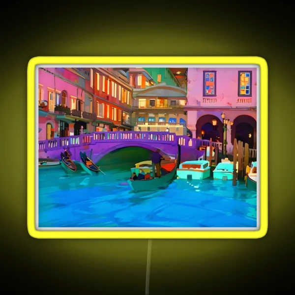 Venice At Dusk RGB Neon Sign