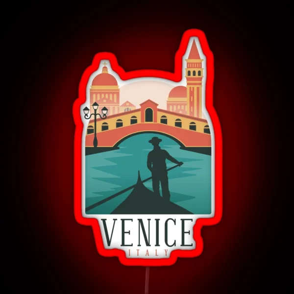 Venice Italy RGB Neon Sign