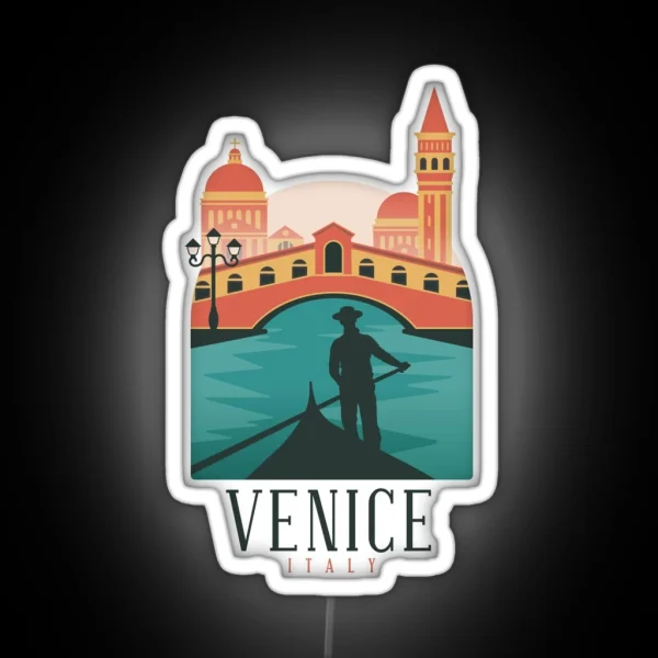 Venice Italy RGB Neon Sign