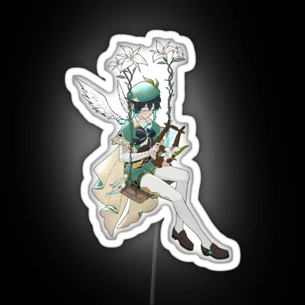 Venti And His Lyre RGB Neon Sign