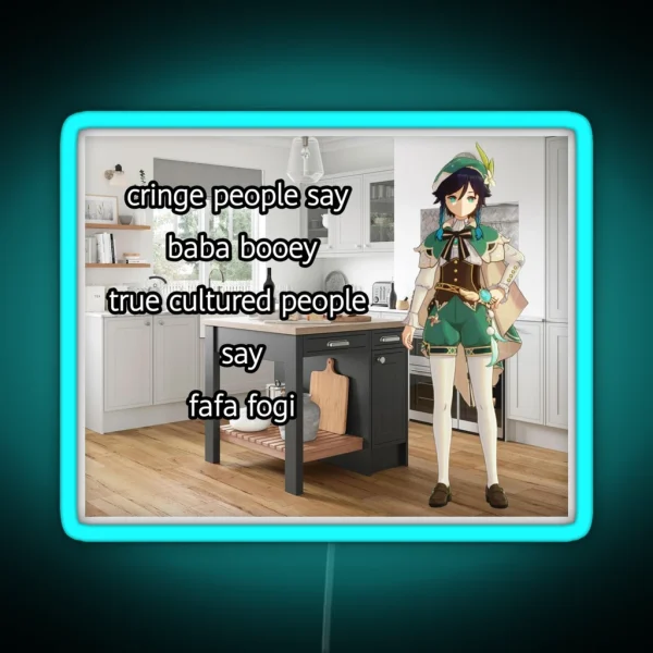 Venti Be Speaking Facts Doe RGB Neon Sign