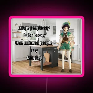 Venti Be Speaking Facts Doe RGB Neon Sign