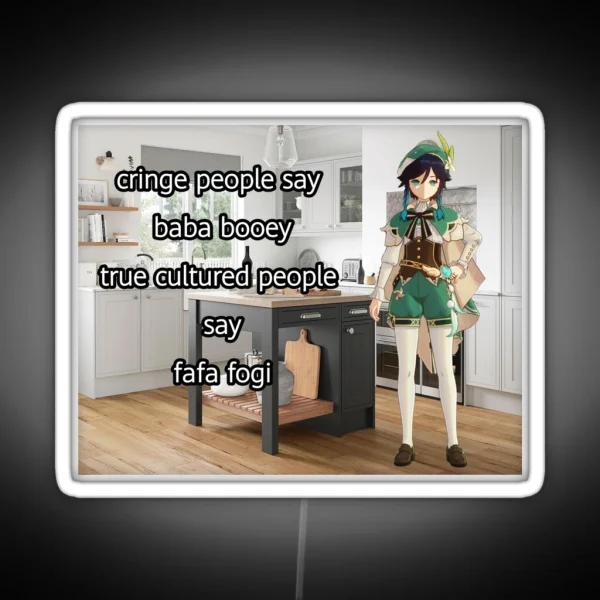 Venti Be Speaking Facts Doe RGB Neon Sign