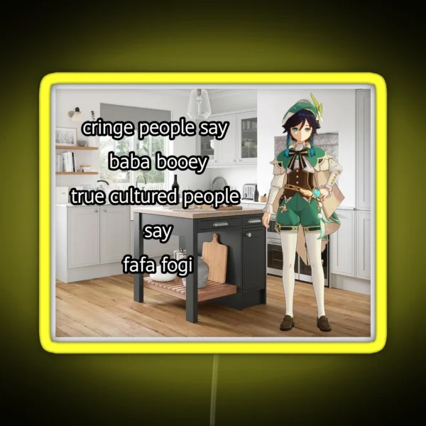 Venti Be Speaking Facts Doe RGB Neon Sign