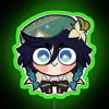 Genshin Impact Venti Chibi Character Neon Sign with Color Changing