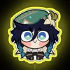Venti Genshin Impact official Chibi character RGB LED neon sign