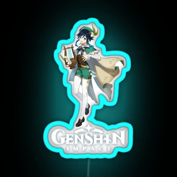 Venti Genshin Impact RGB Neon Sign