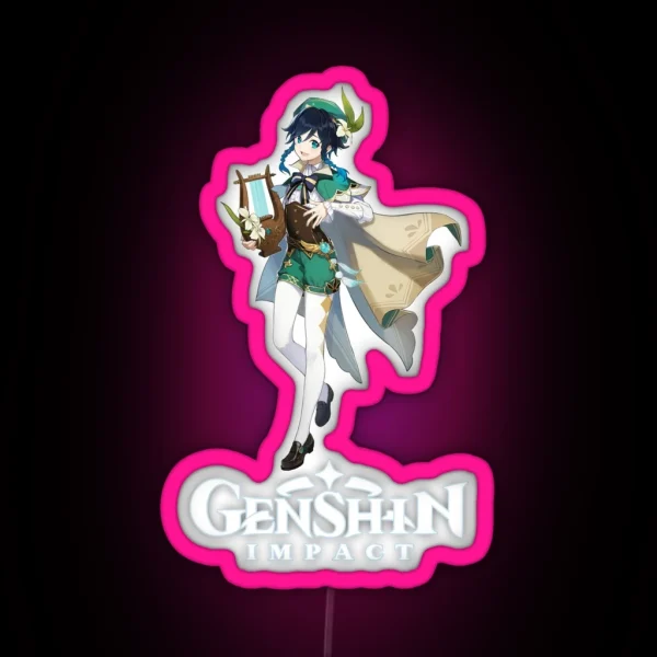 Venti Genshin Impact RGB Neon Sign