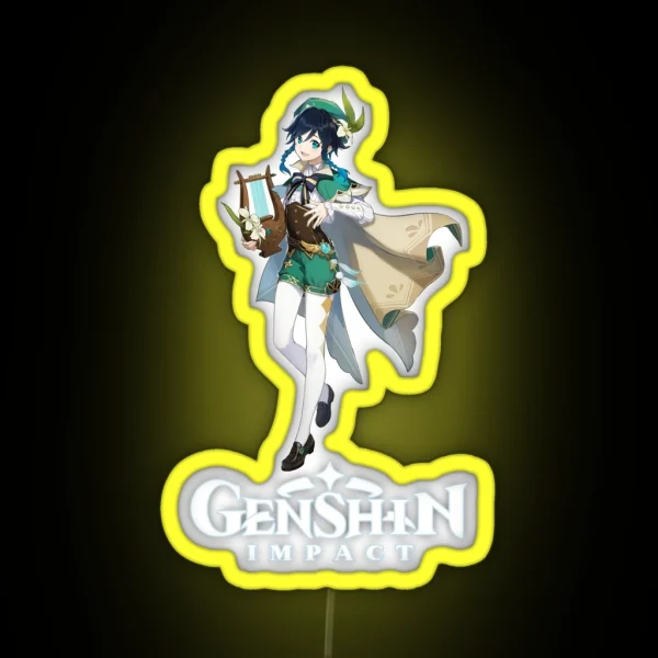 Venti Genshin Impact RGB Neon Sign