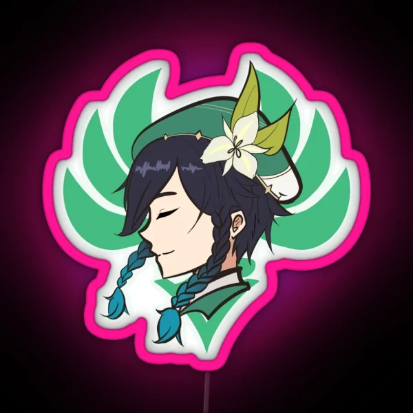 Venti Genshin Impact RGB Neon Sign
