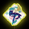 Vibrant Color Changing LED Sign with Vibrant RGB Neon Effects