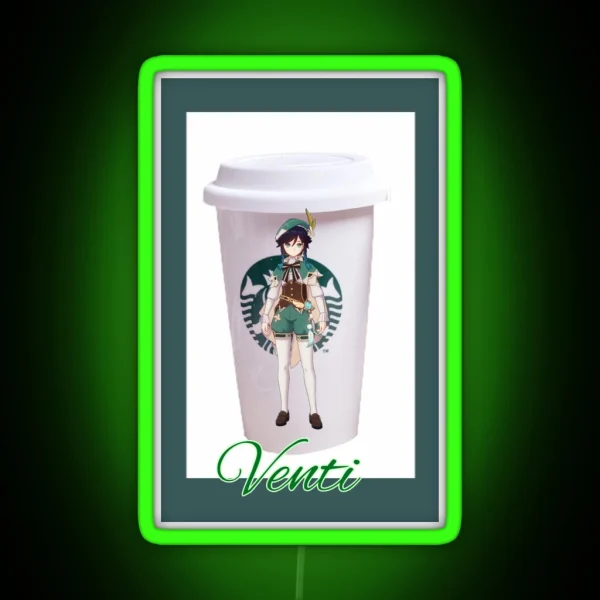 Venti The Bard RGB Neon Sign