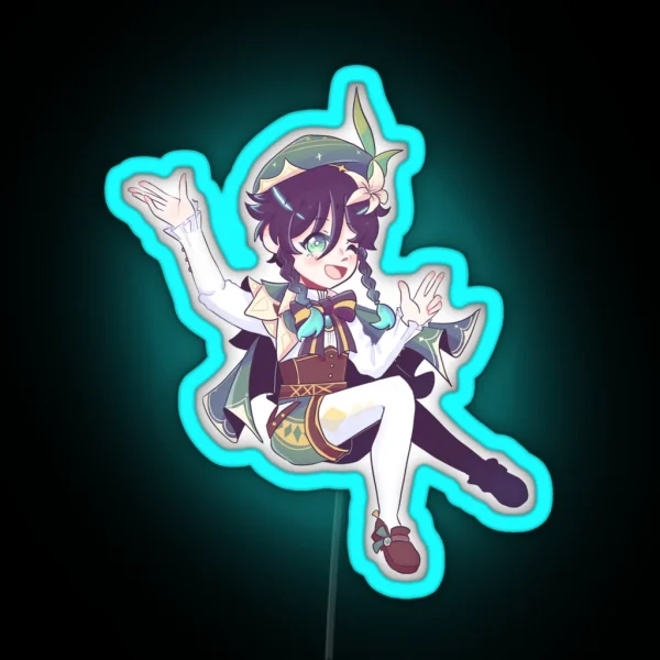 Venti The Bard RGB Neon Sign