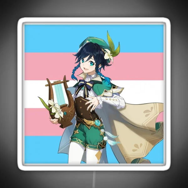 Venti Transgender Flag RGB Neon Sign