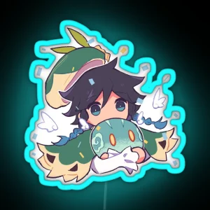 Venti X Slime Genshin Impact RGB Neon Sign