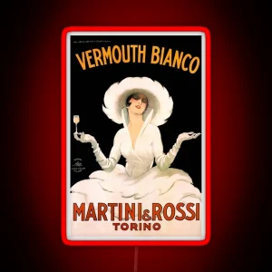 Vermouth Bianco Martini Rossi Torino RGB Neon Sign