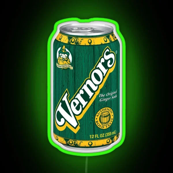 Vernors Ginger Ale Soda RGB Neon Sign