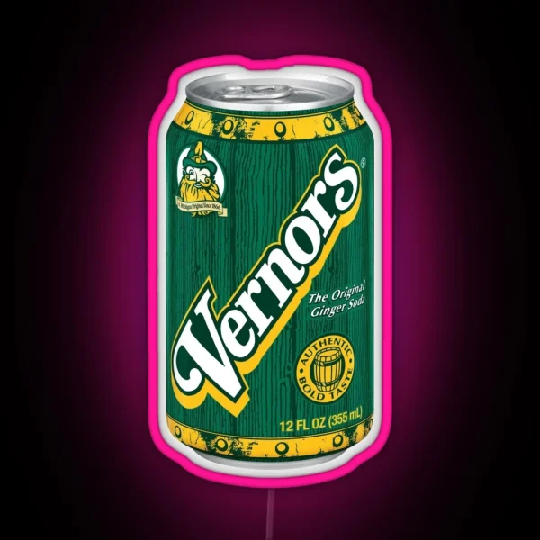 Vernors Ginger Ale Soda RGB Neon Sign
