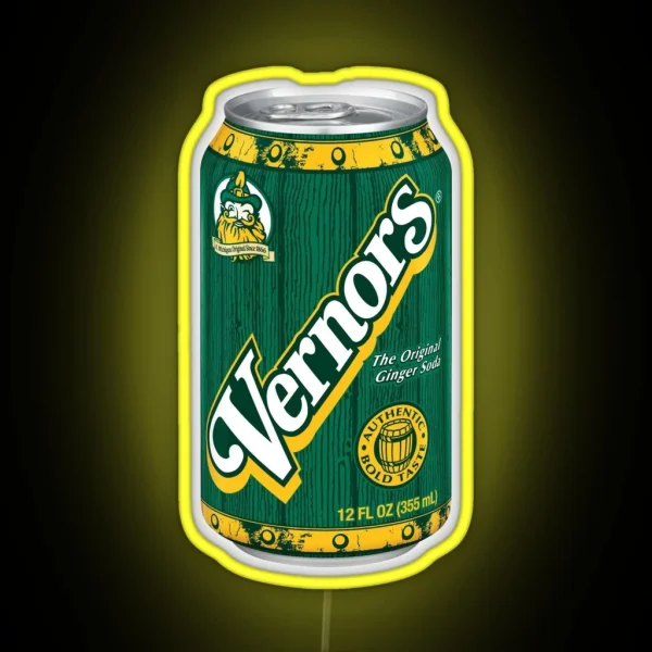 Vernors Ginger Ale Soda RGB Neon Sign