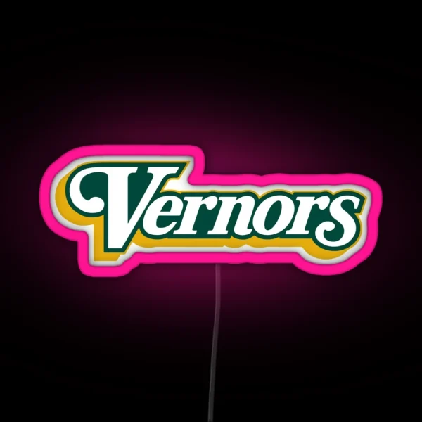 Vernors Ginger Soda Michigan RGB Neon Sign