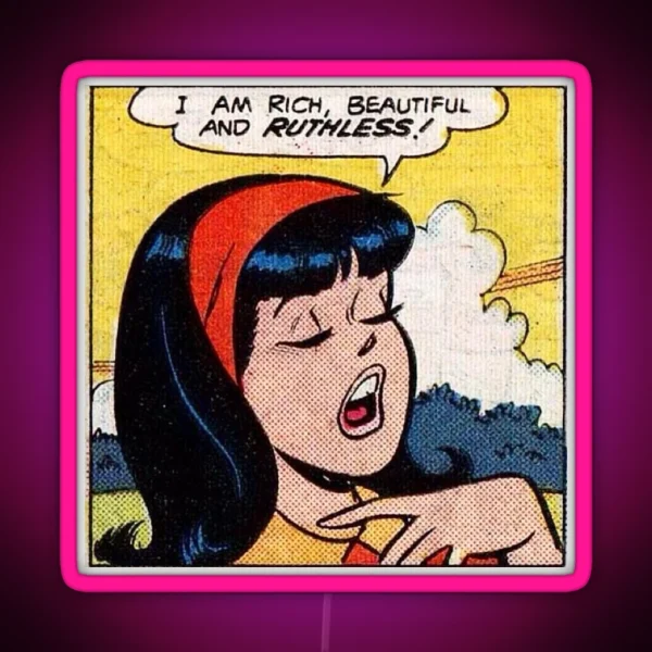 Veronica Lodge Archie Comics RGB Neon Sign