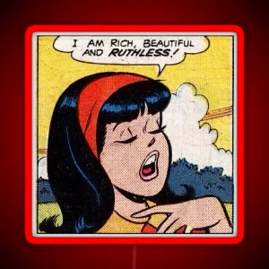 Veronica Lodge Archie Comics RGB Neon Sign