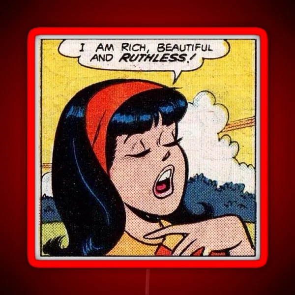 Veronica Lodge Archie Comics RGB Neon Sign