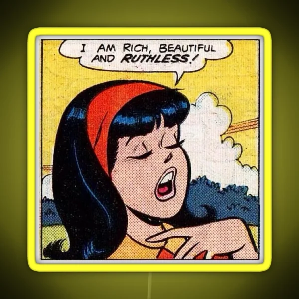 Veronica Lodge Archie Comics RGB Neon Sign