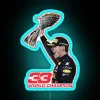 Dutch driver Max Verstappen's triumphant moment as F1 world champion