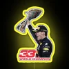Dutch Formula One Driver Max Verstappen's Championship Winning Moment Sign