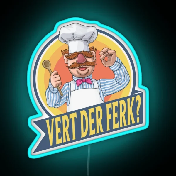 VERT DER FERK RGB Neon Sign