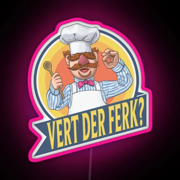 VERT DER FERK RGB Neon Sign