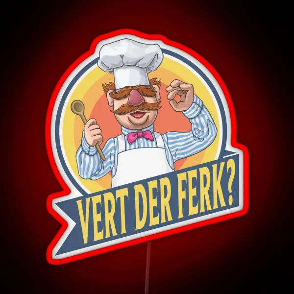 VERT DER FERK RGB Neon Sign