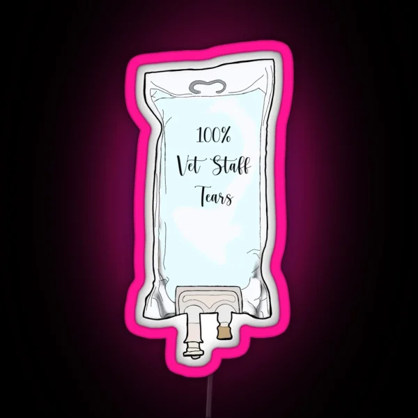 Vet Staff Tears RGB Neon Sign