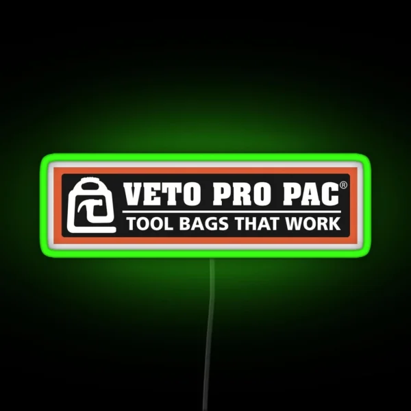 Veto Pro Pac Tools Logo 1 RGB Neon Sign