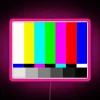Vintage video aesthetic retrofuturistic art decorative wall hanging colorful LED display