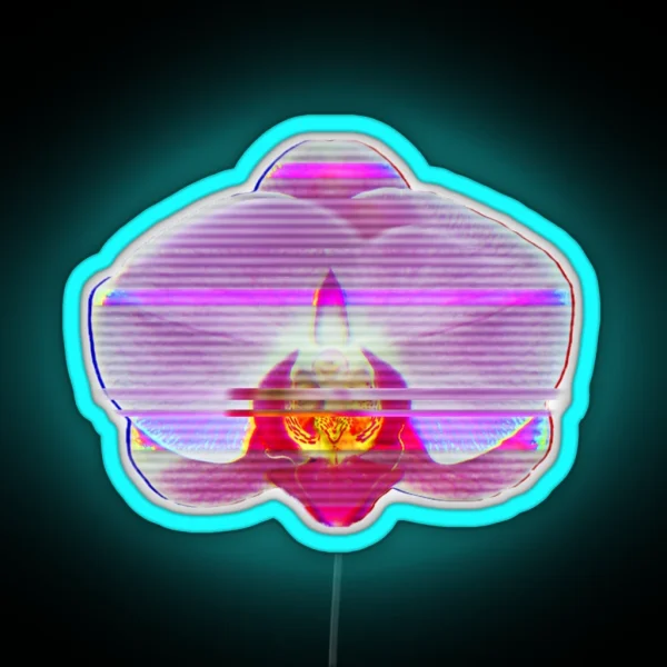 VHS Orchid RGB Neon Sign