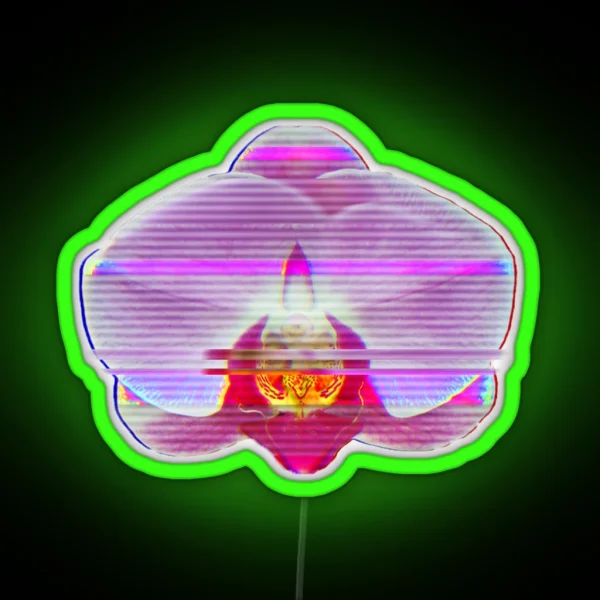 VHS Orchid RGB Neon Sign