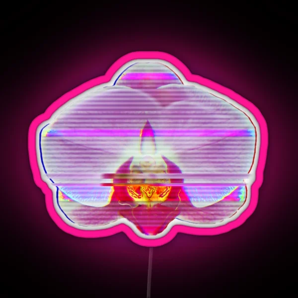 VHS Orchid RGB Neon Sign