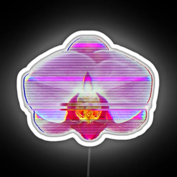 VHS Orchid RGB Neon Sign