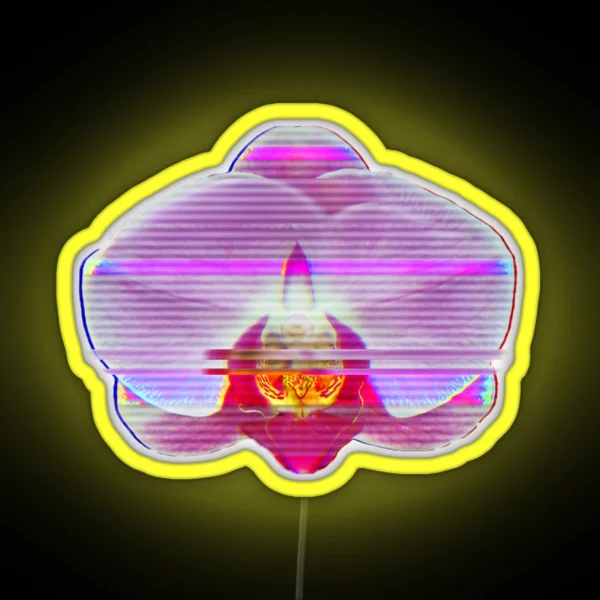 VHS Orchid RGB Neon Sign